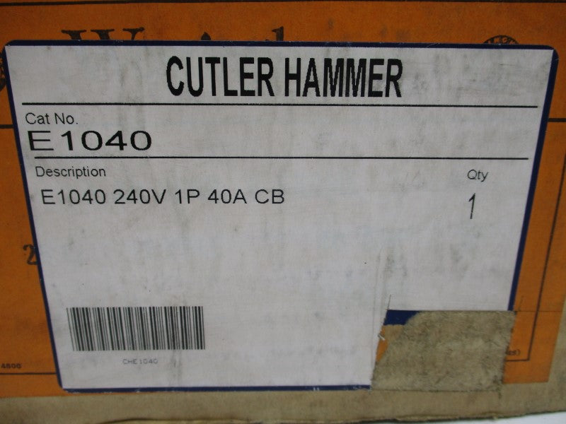 CUTLER HAMMER E1040 240V 40A NSMP