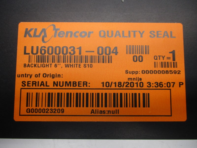 KLA TENCOR LU600031-004 6" NSNP