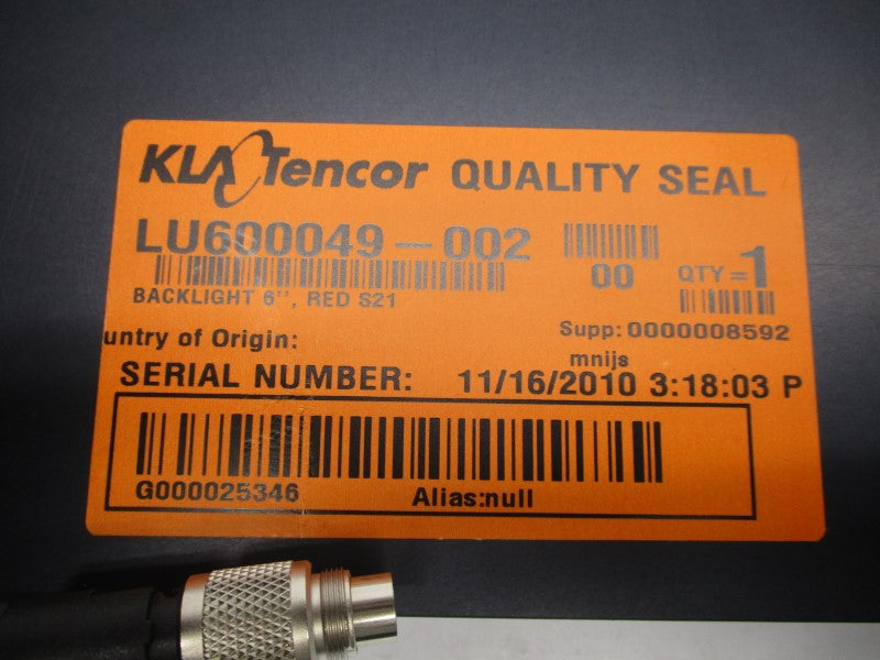 KLA TENCOR LU600049-002 6" NSNP