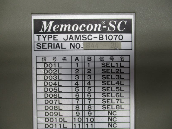 YASKAWA JAMSC-B1070 24V (AS PICTURED) UNMP