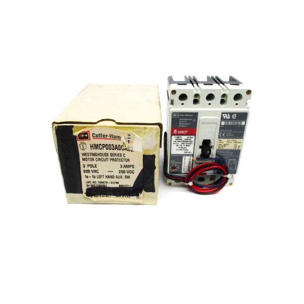 CUTLER HAMMER HMCSP003A0CA02 SER. C 600VAC 3A NSMP