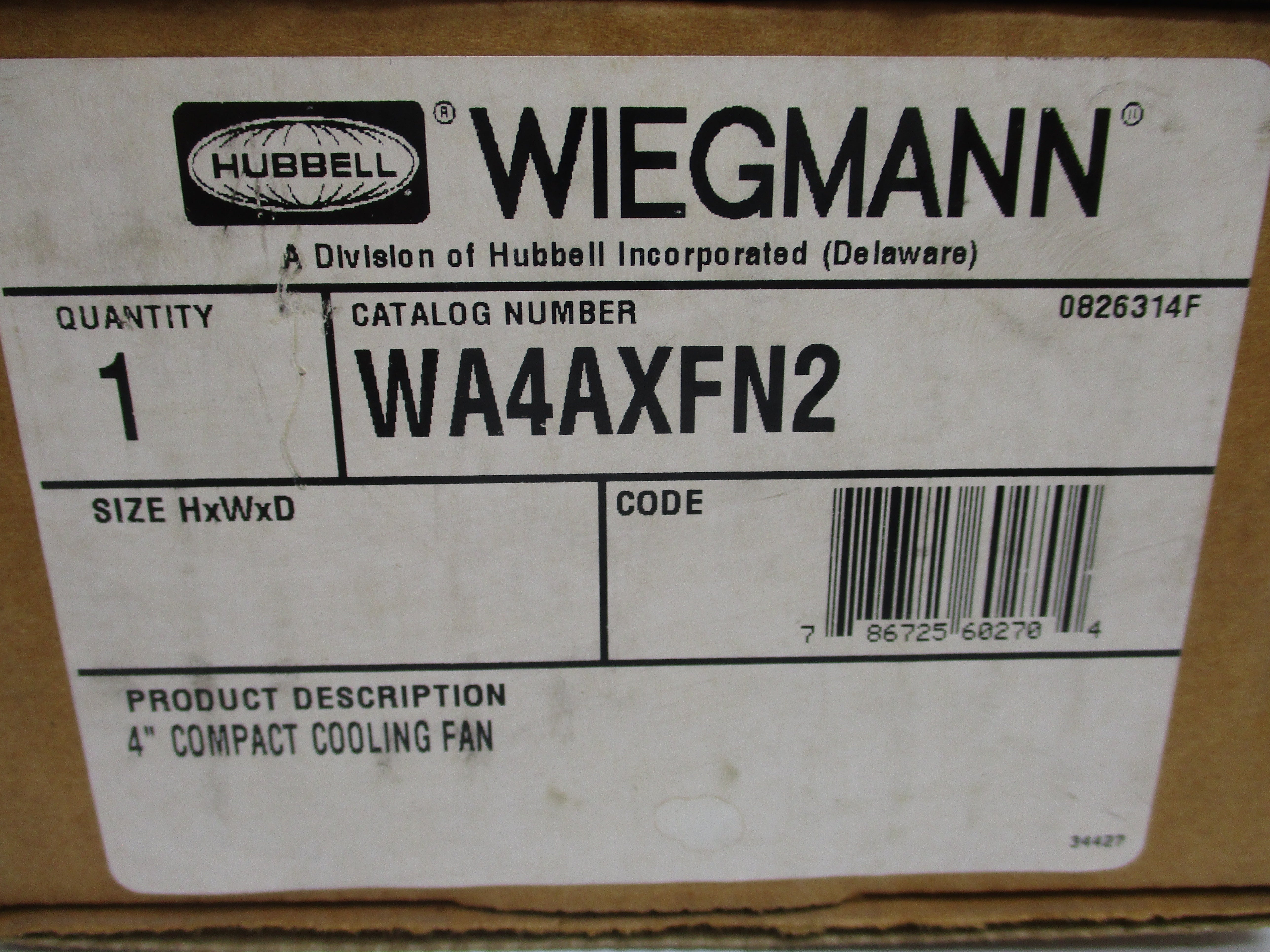 WIEGMANN WA4AXFN2 220/230V NSMP