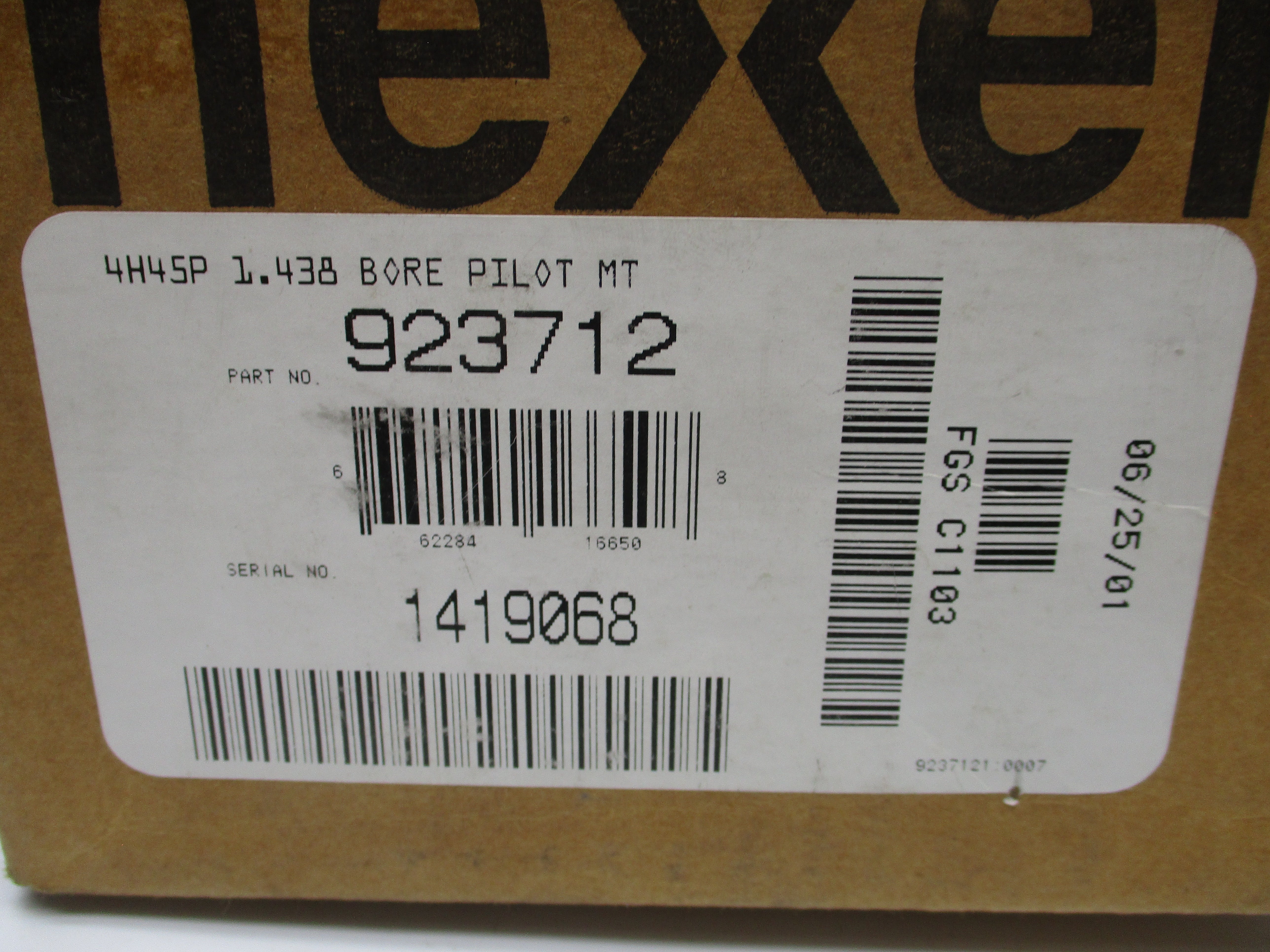 NEXEN 923712 4H45P NSFS