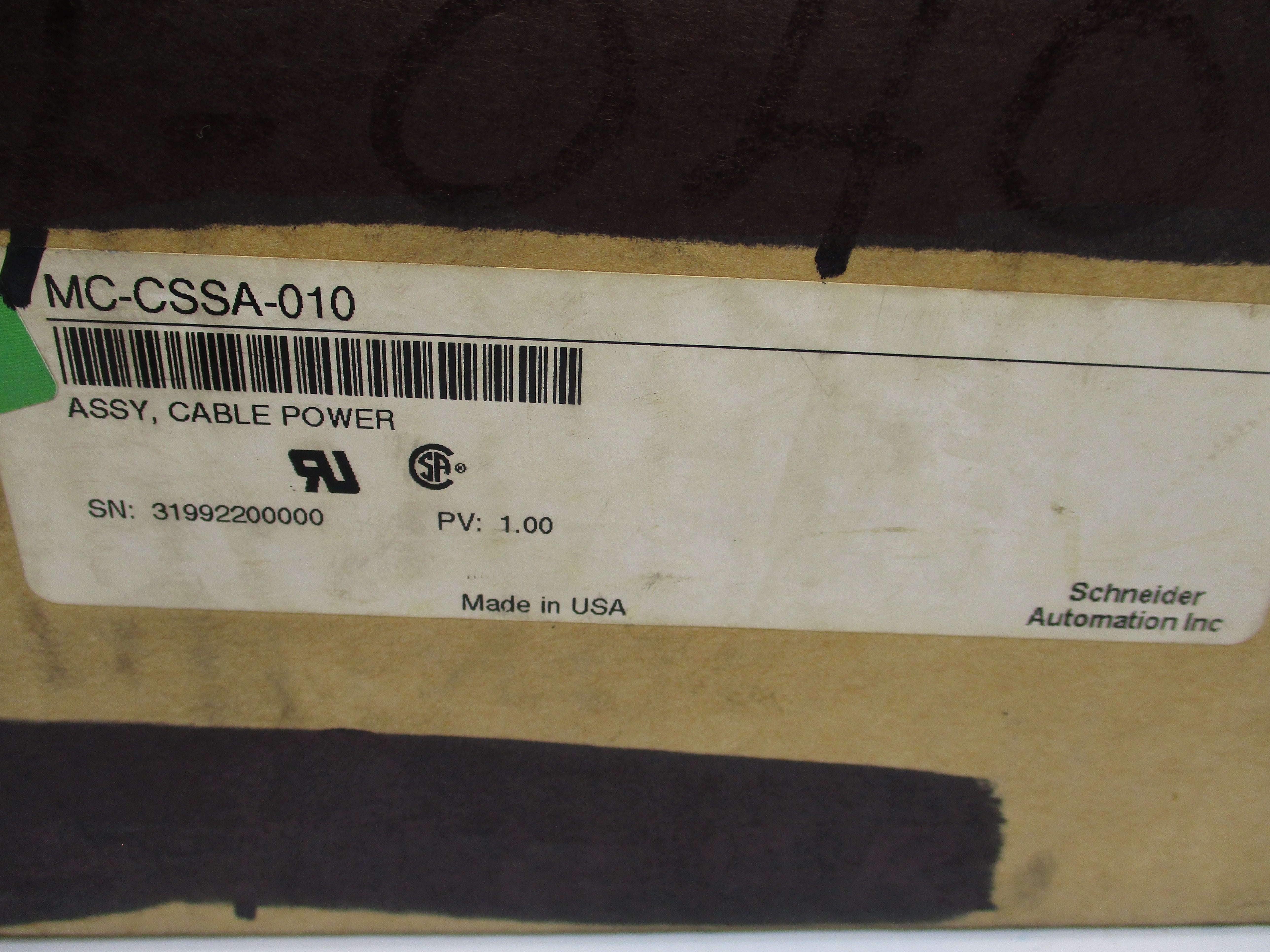SCHNEIDER AUTOMATION MC-CSSA-010 NSMP
