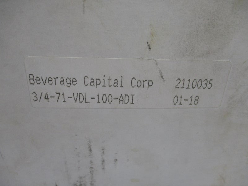 RCM INDUSTRIES 3/4-71-VDL-100-ADI 2110035 180PSI NSMP