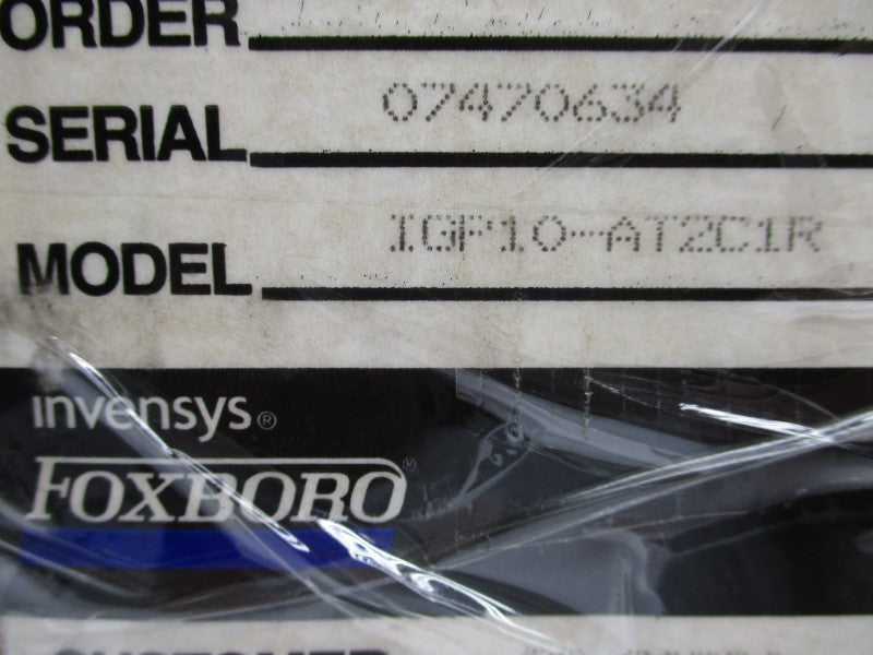 FOXBORO IGP10-AT2C1R 12.5-42VDC 0-240PSI NSMP