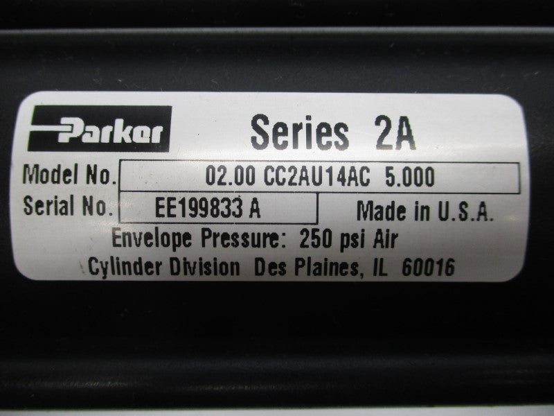 PARKER 02.00CC2AU14AZ5.0000 250PSI NSNP