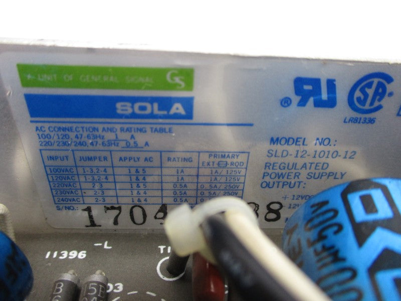 SOLA SLD-12-1010-12 240VAC 1A UNMP