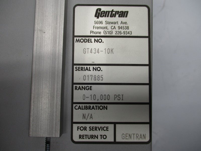 GENTRAN GT434-10K 0-10,000PSI NSMP