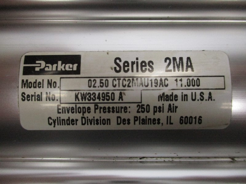 PARKER 02.50CTC2MAU19AC11.000 250PSI UNMP