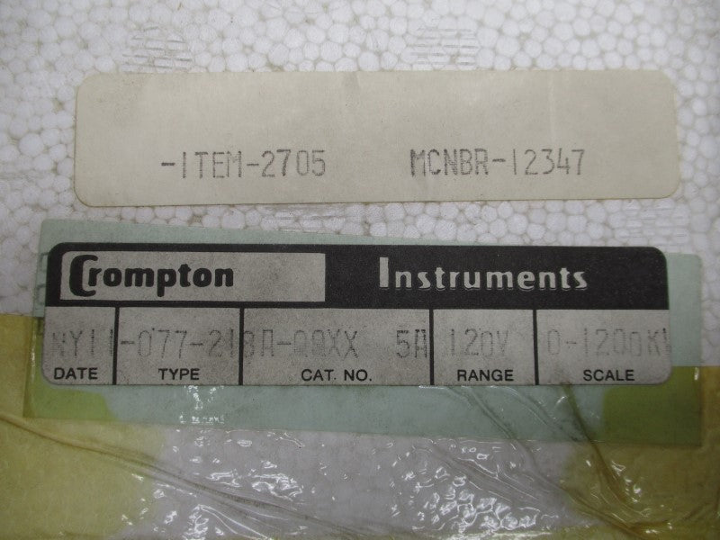 CROMPTON NYI-077-218A-QQXX 120V NSMP
