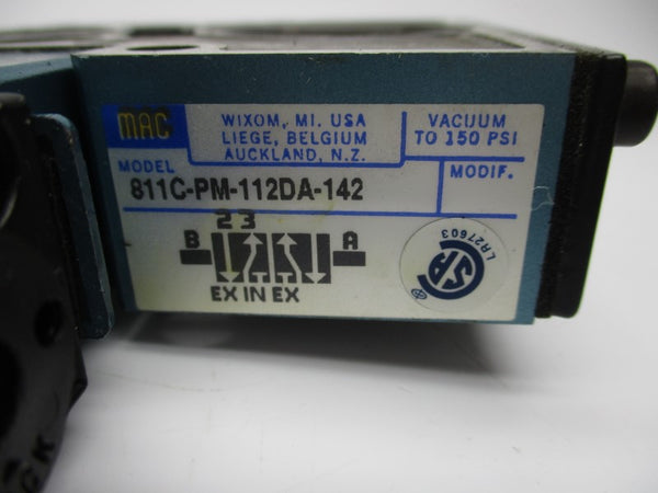 MAC 811C-PM-112DA-142 110-120V 25-150PSI NSMP