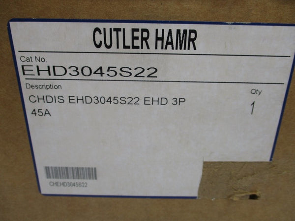 WESTINGHOUSE EHD3045S22 SER. C 480VAC 45A NSMP