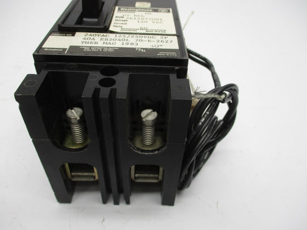 WESTINGHOUSE EB2040WUV 240VAC 40A NSMP