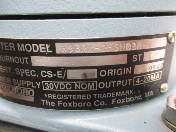 FOXBORO 893RA-CFSN000-H 30VDC NSNP