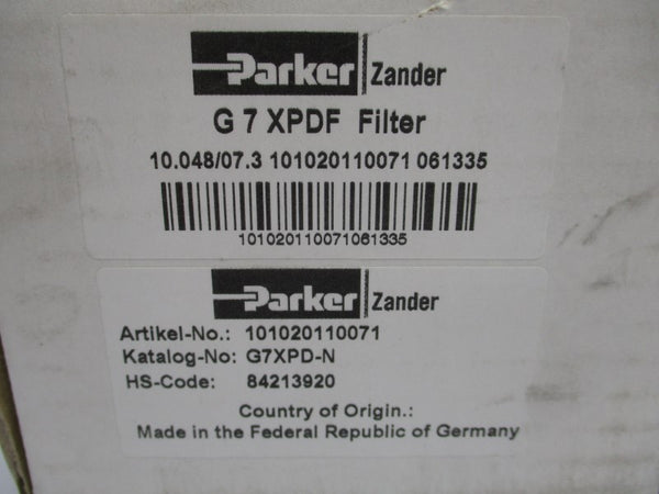 PARKER G7XPD-N 101020110071 232PSI NSMP