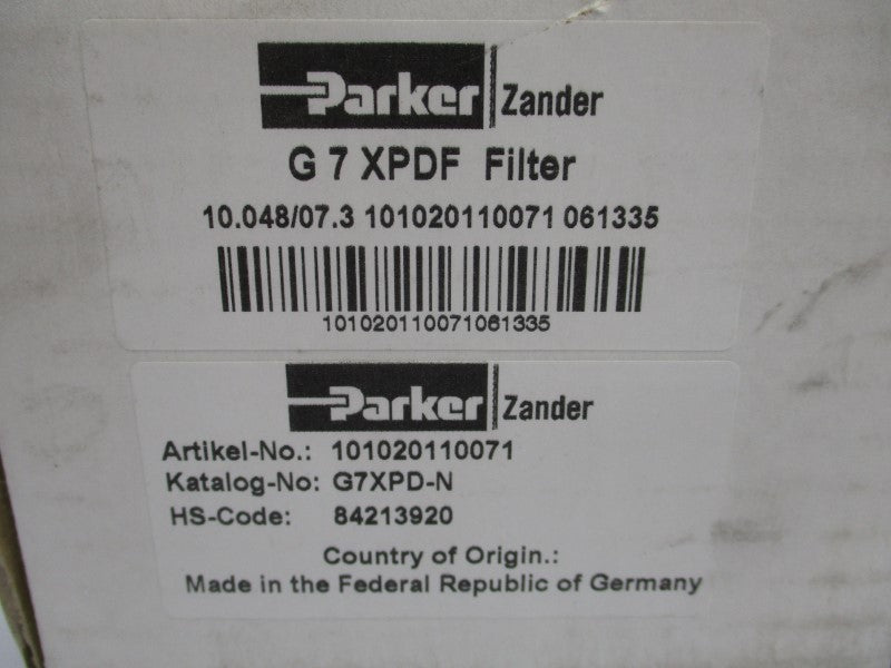 PARKER G7XPD-N 101020110071 232PSI NSMP