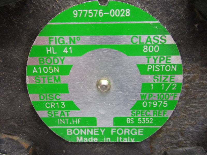 BONNEY FORGE HL41 1-1/2" NSNP