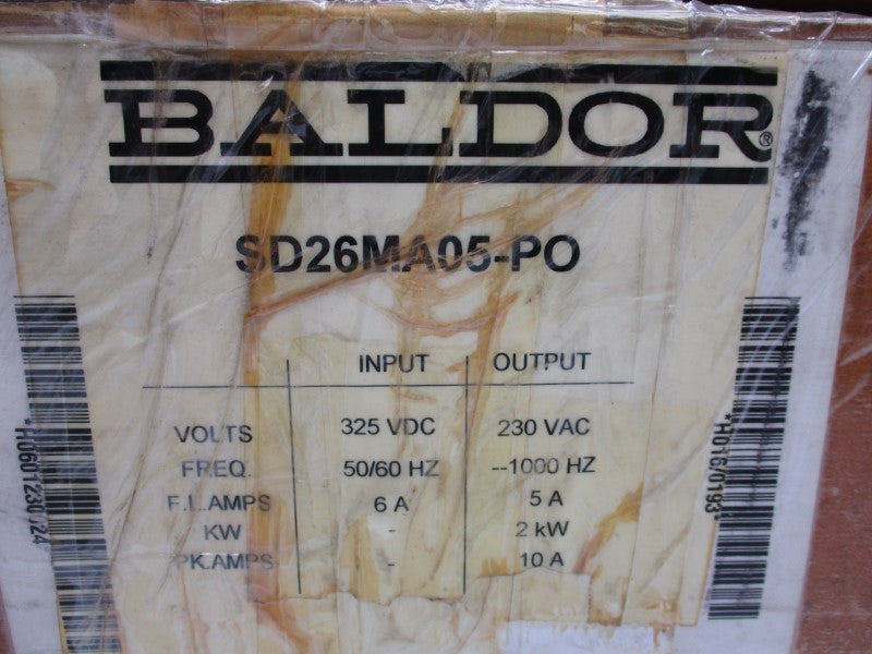 BALDOR SD26MA05-PO 325VDC 6A NSMP
