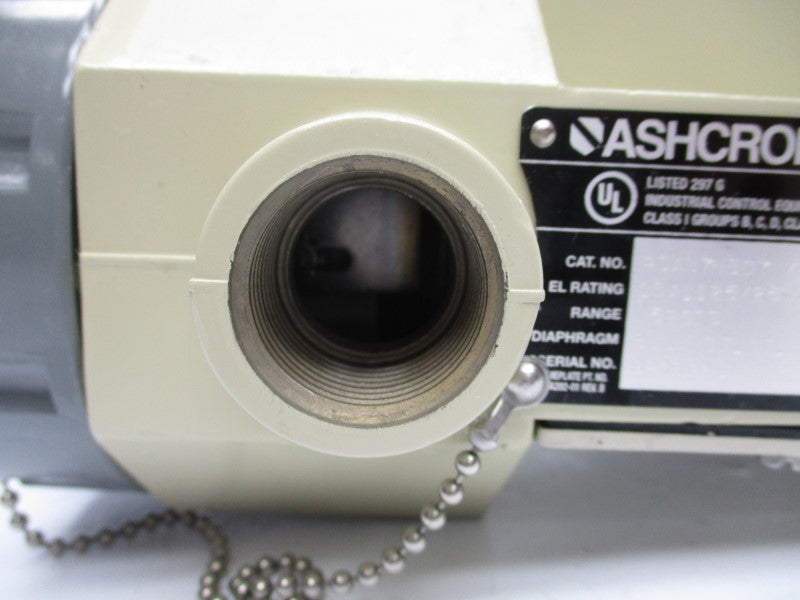 ASHCROFT PDAN7HB07XCHK3 125/250VDC 10A 15PSI NSNP