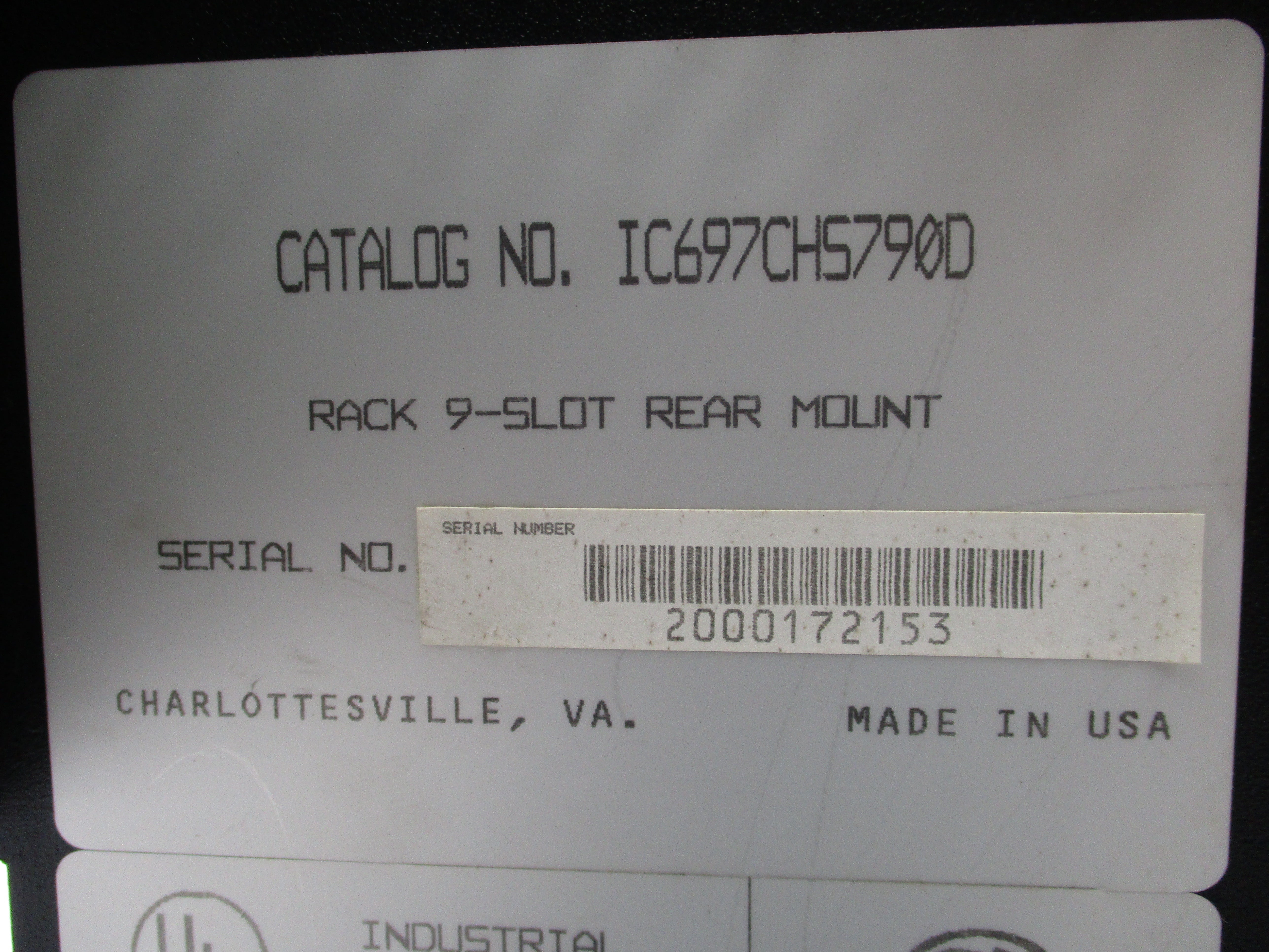GENERAL ELECTRIC IC697CHS790D UNMP