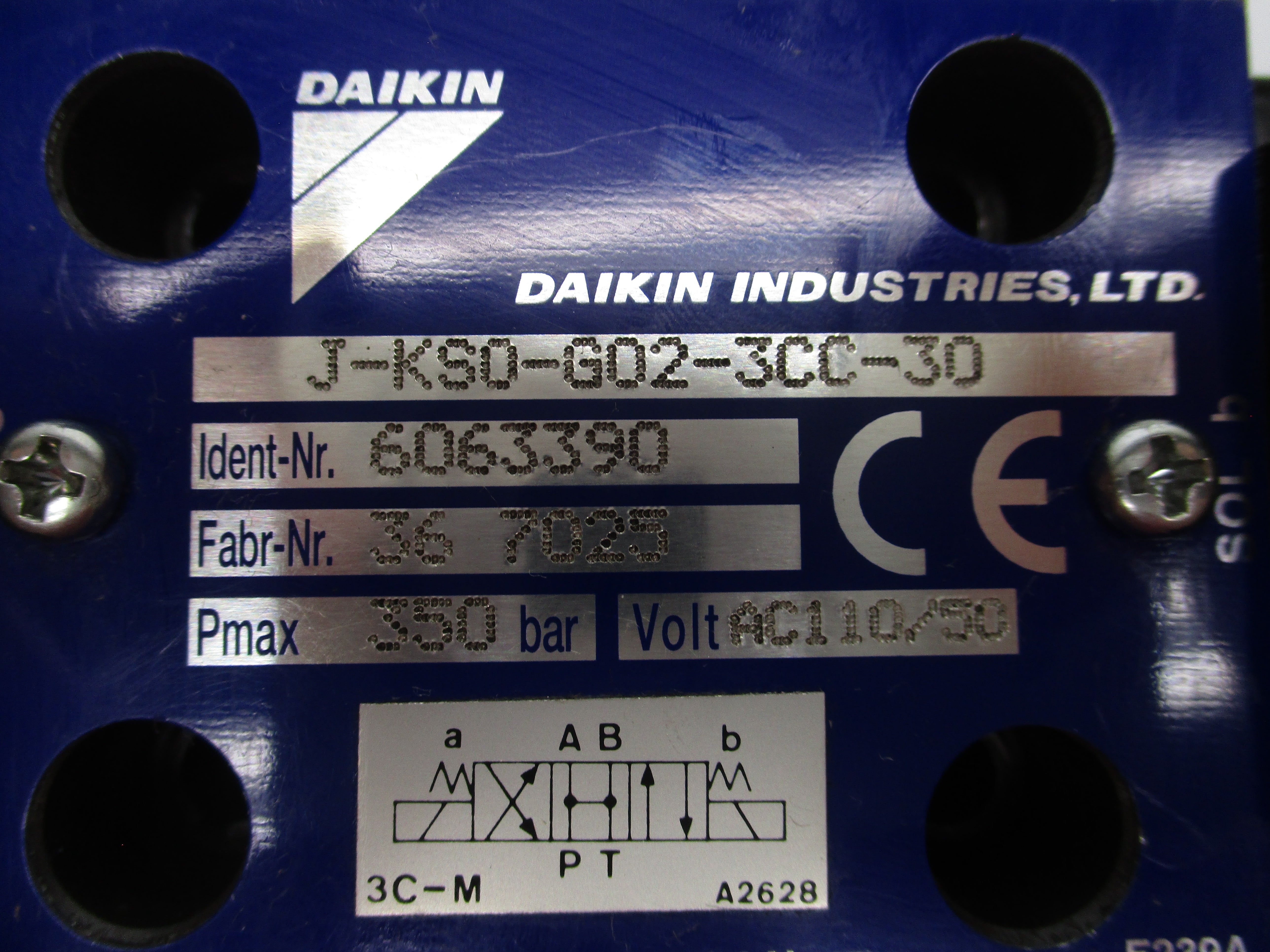 DAIKIN J-KS0-G02-3CC-30 6063390 110VAC NSNP