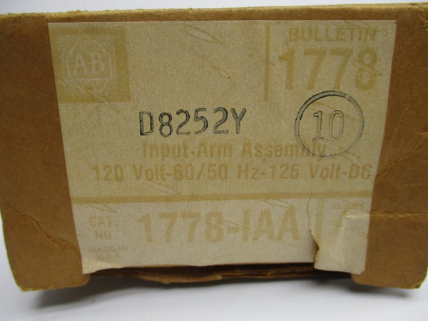 ALLEN BRADLEY 1778-IAA 120/125VDC NSMP