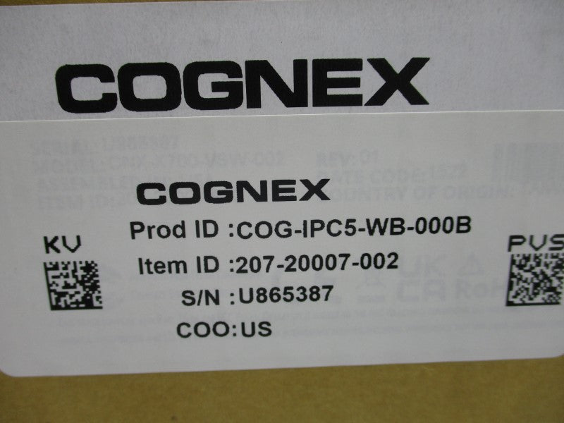 COGNEX COG-IPC5-WB-000B REV. 01 20VDC 8A NSMP