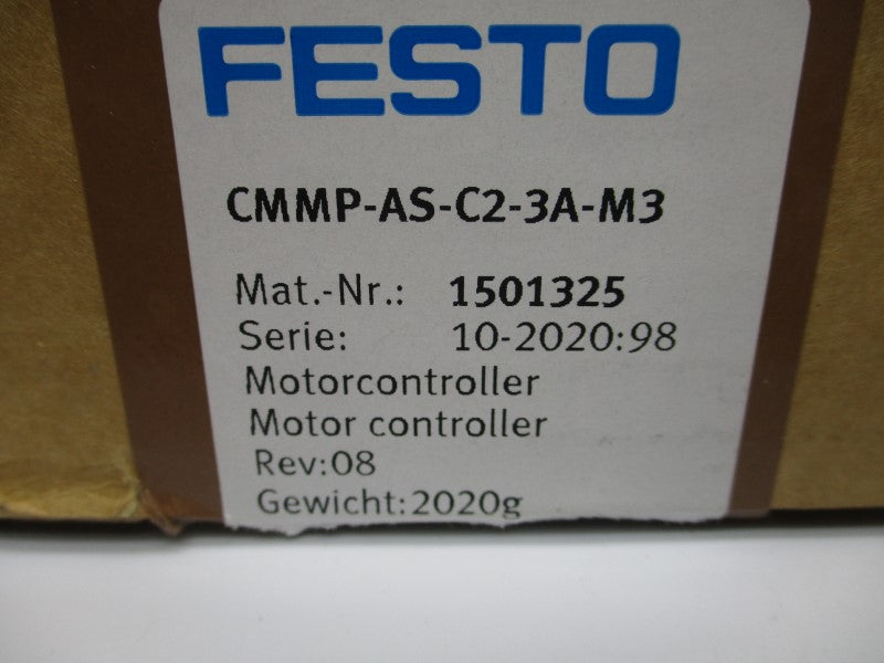 FESTO CMMP-AS-C2-3A-M3 REV. 08 100-230VAC 3A NSMP
