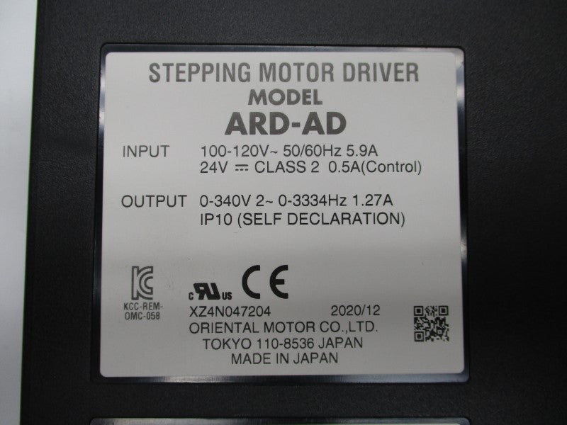 ORIENTAL MOTOR ARD-AD 100-120V 5.9A NSMP