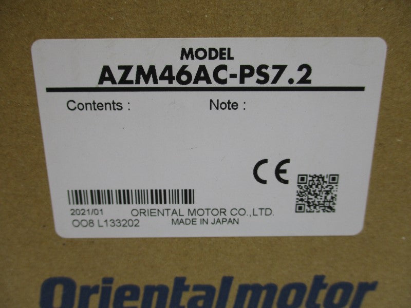 ORIENTAL MOTOR AZM46AC-PS7.2 5.69VDC 0.49A NSMP