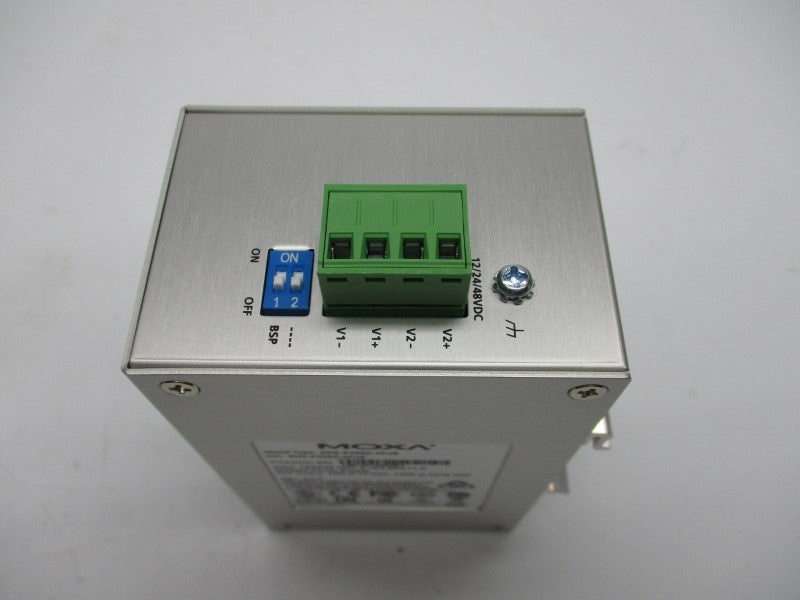 MOXA EDS-P206A-4POE REV. 2.0.0 12/24/48VDC 6.19/5.55/2.71A NSMP