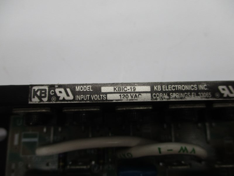 KB ELECTRONICS KBIC-19 120VAC NSNP