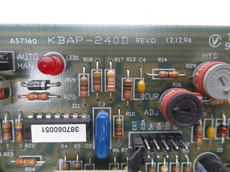 KB ELECTRONICS KBAP-240D 115/230VAC REV. D UNMP