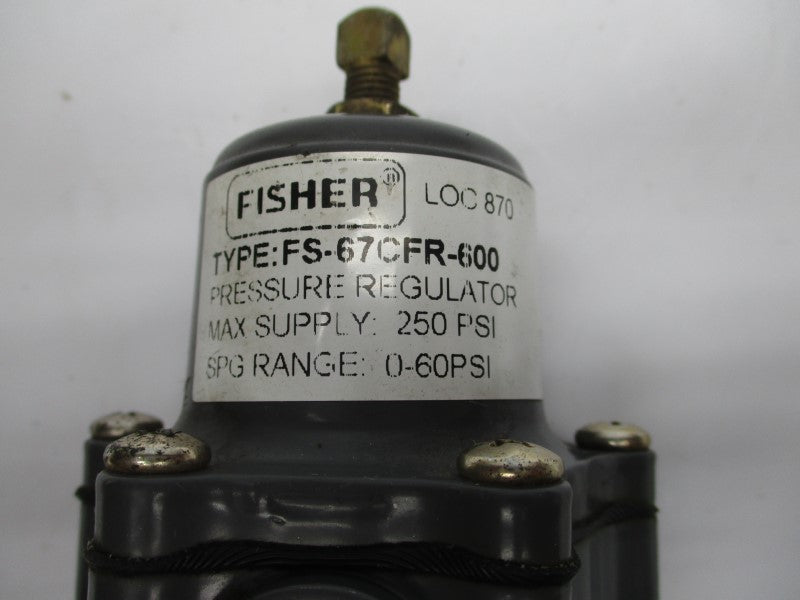 FISHER FS-67CFR-600 0-60PSI UNMP