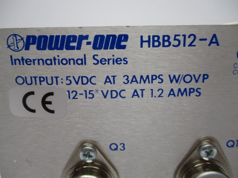 POWER ONE HBB512-A 12-15VDC 1.2A NSNP