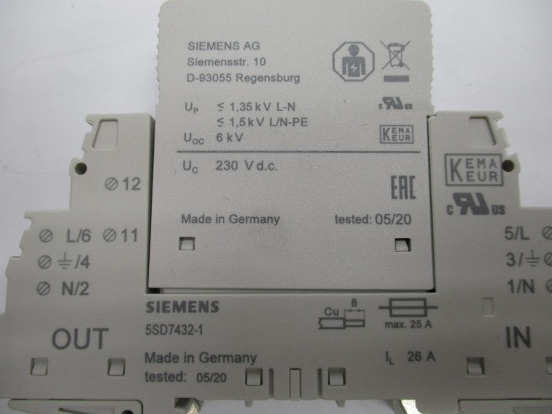 SIEMENS 5SD7432-1 264VAC NSMP