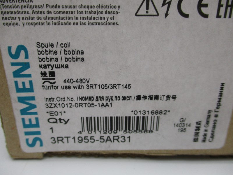 SIEMENS 3RT1955-5AF31 110-127V NSMP