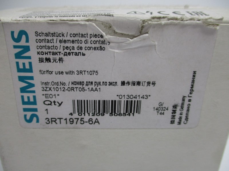 SIEMENS 3RT1975-6A (AS PICTURED) NSMP