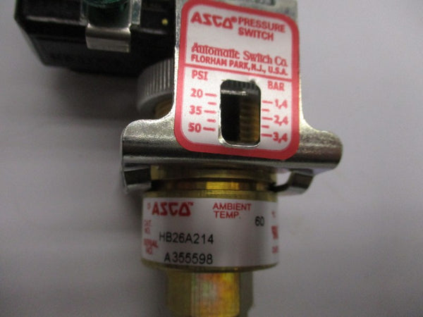 ASCO HB26A214 20-50PSI NSMP