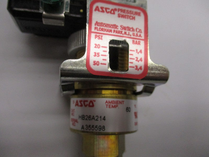 ASCO HB26A214 20-50PSI NSMP