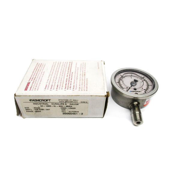 ASHCROFT 63-1008-SL-KAL-4BR 0-60PSI NSMP
