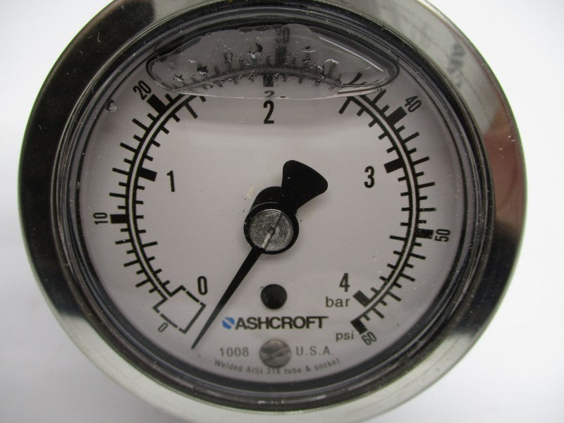 ASHCROFT 63-1008-SL-KAL-4BR 0-60PSI NSMP