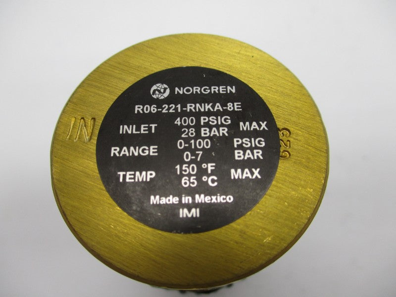 NORGREN R06-221-RNKA-8E 0-100PSI NSNP