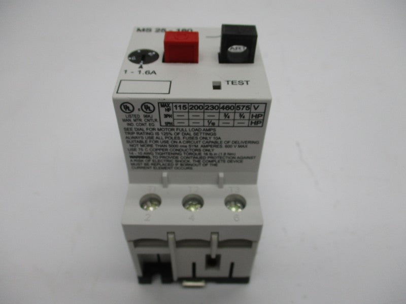 AUTOMATION DIRECT MS25-160 690V 1-1.6A NSMP