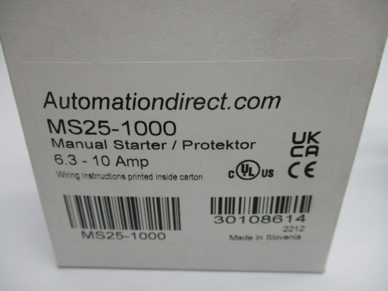 AUTOMATION DIRECT MS25-1000 690V 6.3-10A NSMP