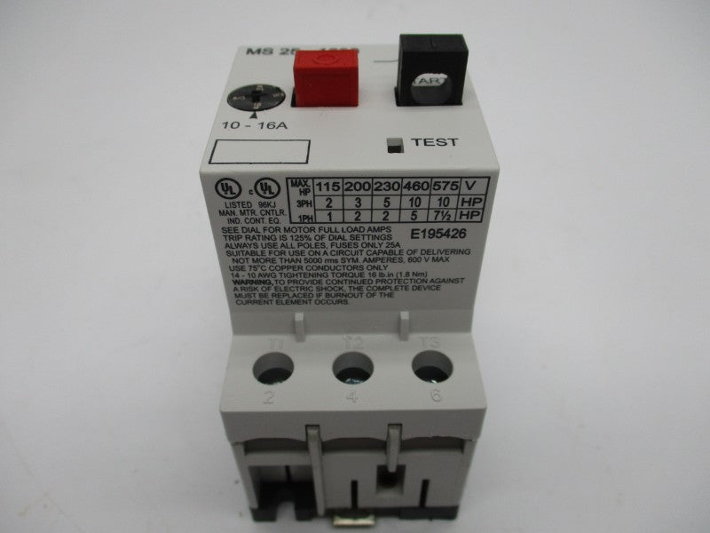 AUTOMATION DIRECT MS25-1600 690V 10-16A NSMP
