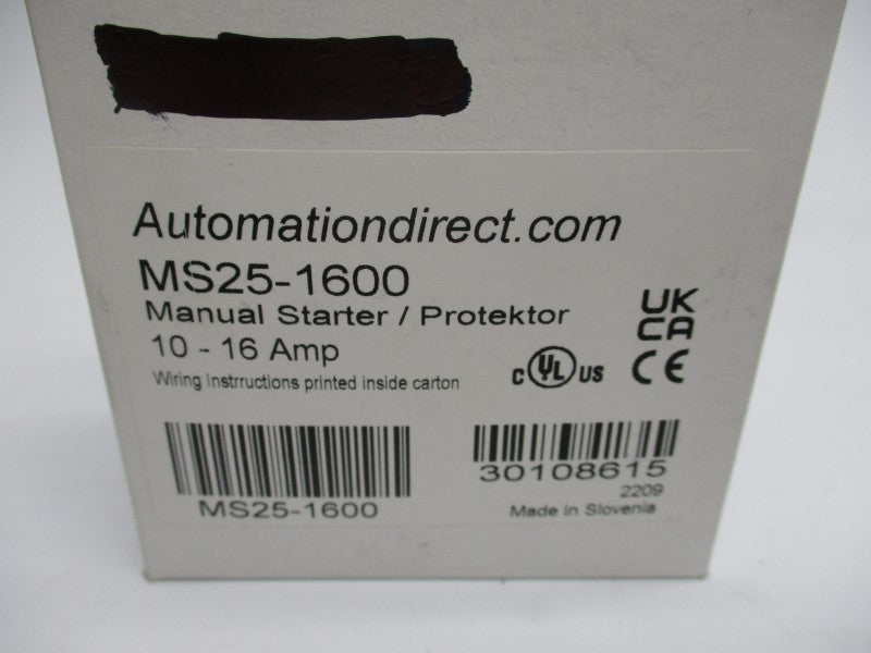 AUTOMATION DIRECT MS25-1600 690V 10-16A NSMP