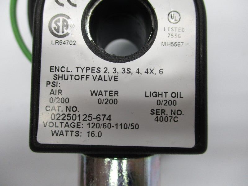 SULLAIR 02250125-674 120/60-110/50V 0/200PSI NSNP