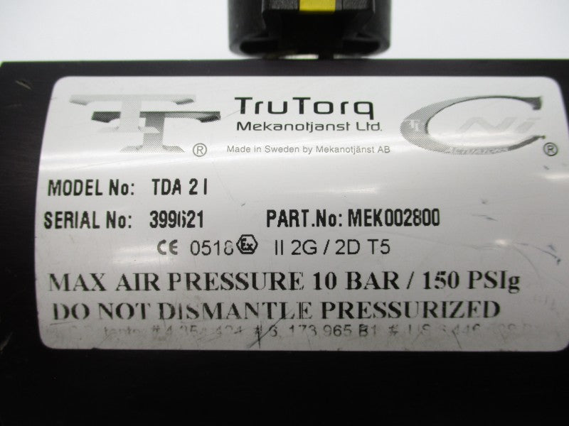 TRUTORQ TDA2I MEK002800 150PSI NSNP